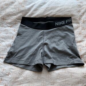 Nike Dri-FIT Black and Gray Shorts